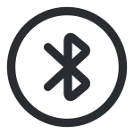 Bluetooth Circle SVG Icon